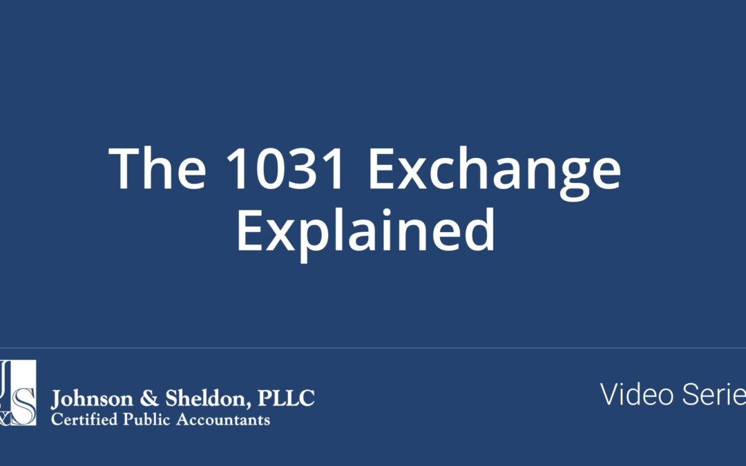 The 1031 Exchange Explained