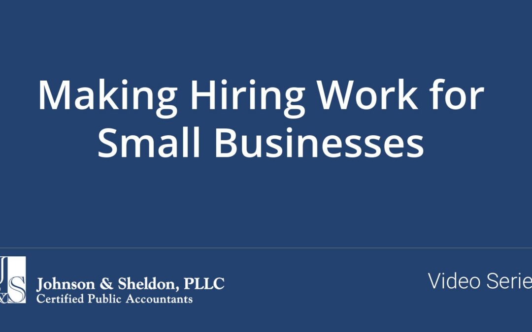 Making Hiring Work for Small Businesses