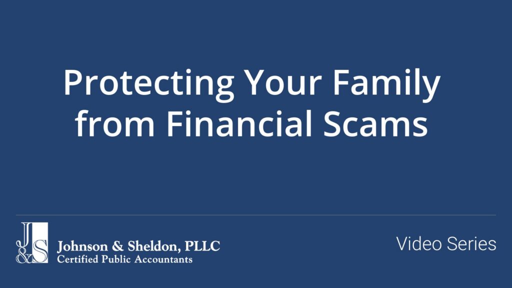 Protecting Your Family from Financial Scams