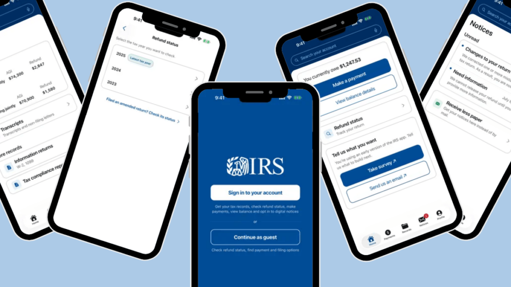 The IRS has a new mobile app. Here’s what taxpayers can do with it.